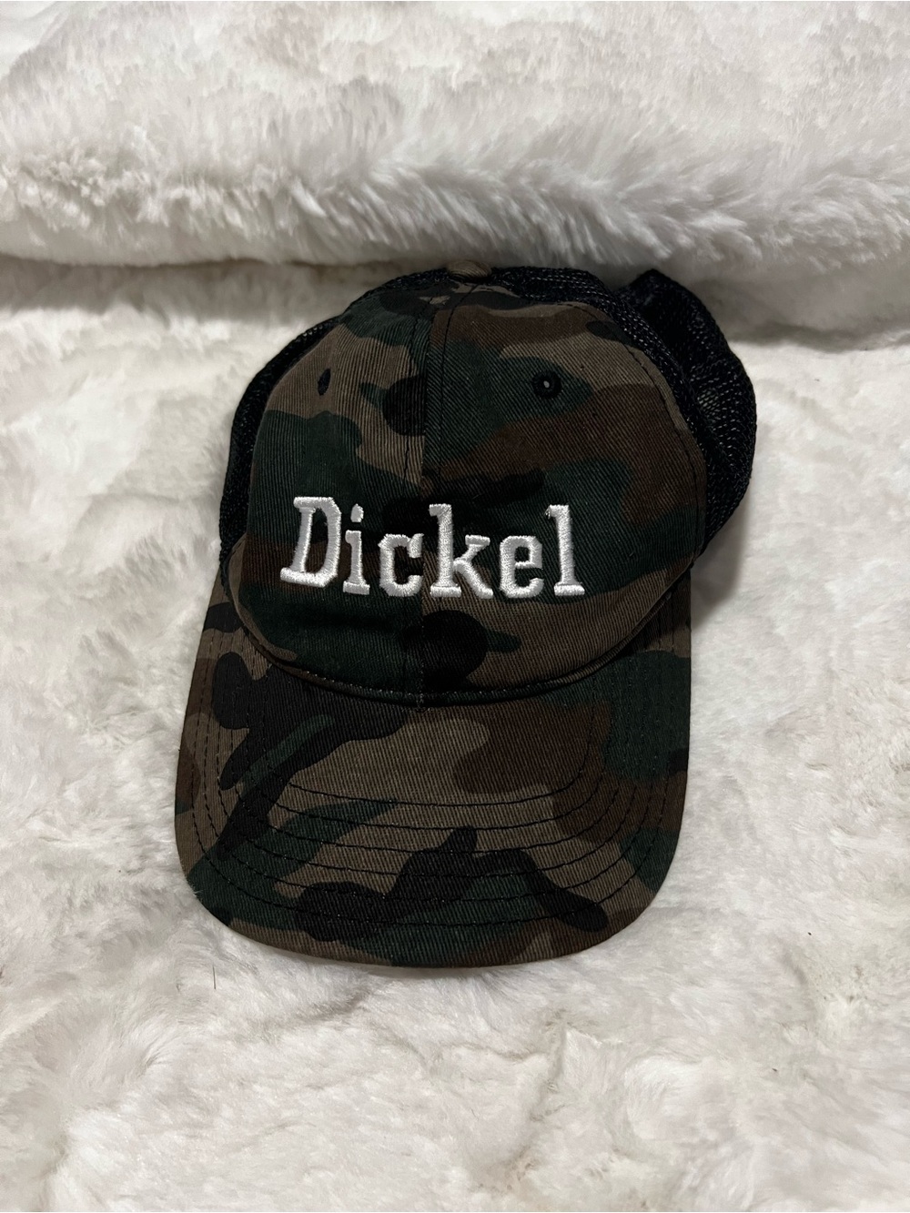 George Dickel Embroidered Camo Trucker Hat